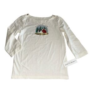 Janie and Jack Snowglobe long sleeve tee